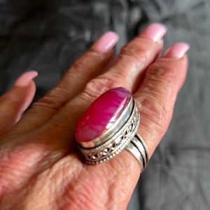 Botswana Agate Artisan Ring